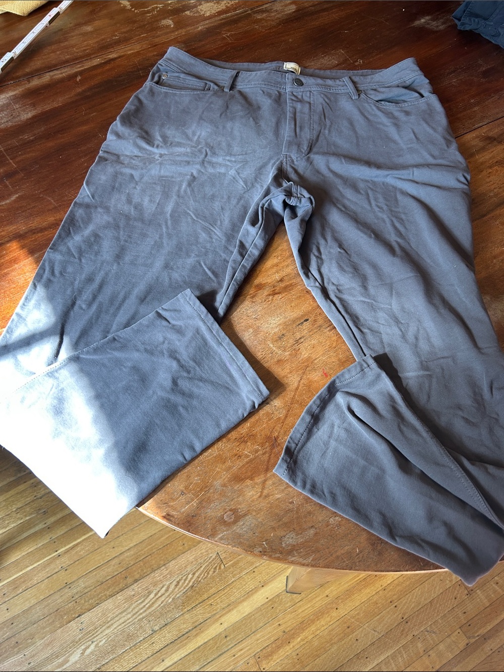 Men's Slim Fit Gray Chinos - Comfortable Everyday Stretch